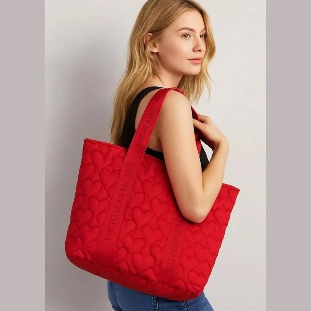 Victoria's Secret Red Heart Tote
